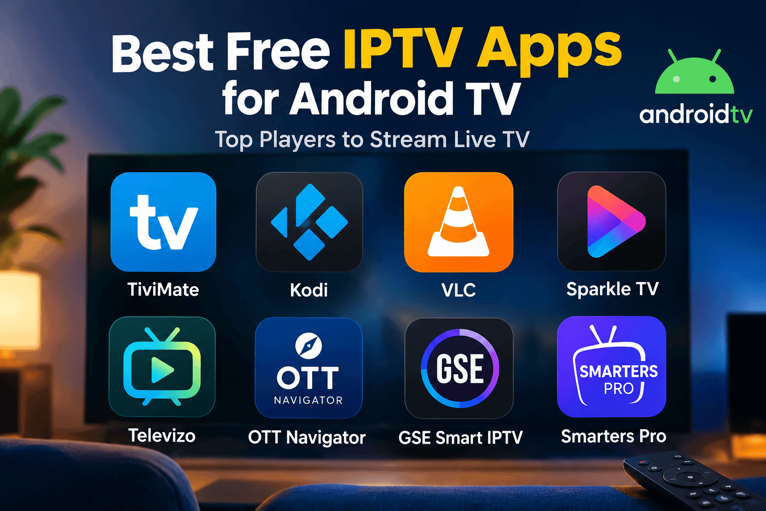Best Free IPTV Apps for Android TV